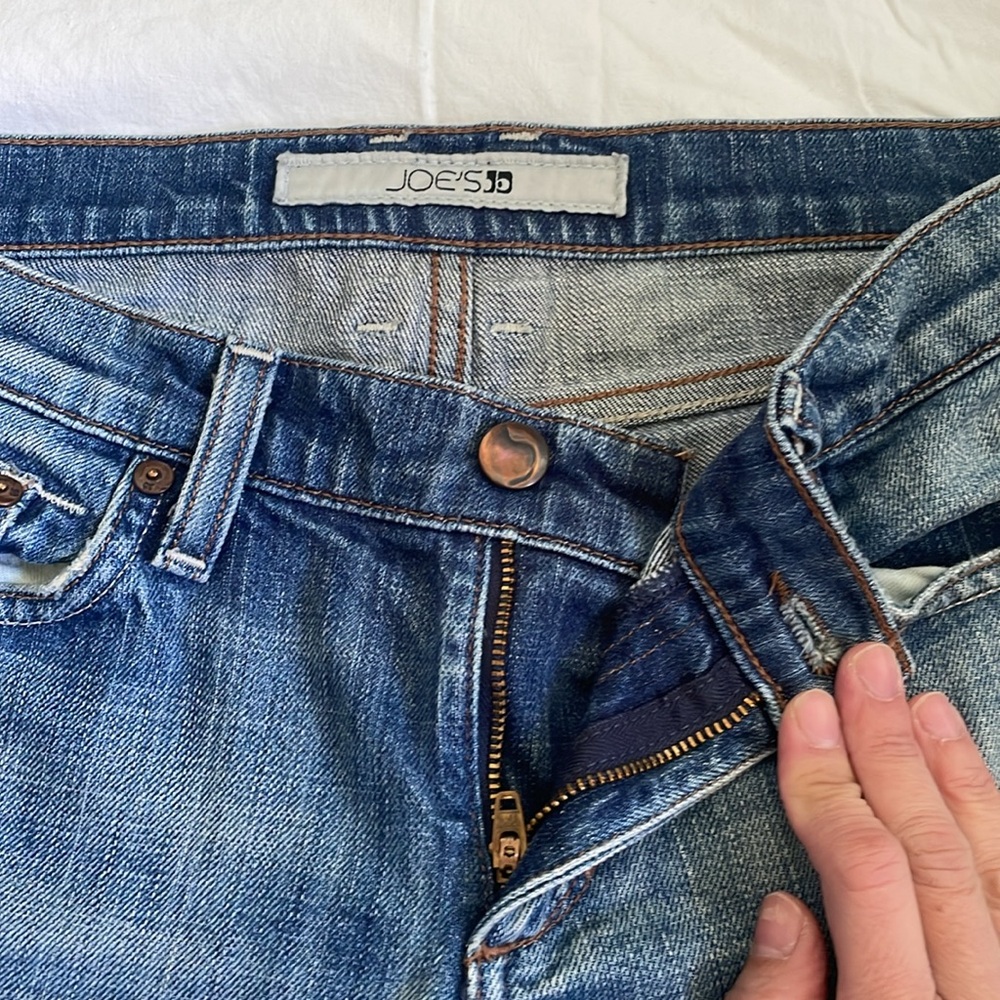 Joe's Jeans Women's Blue Denim Shorts - Picture 2 of 5